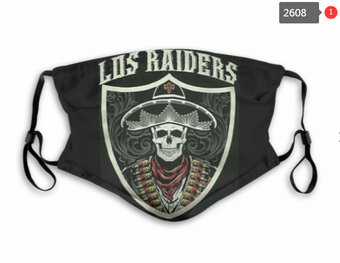 NFL Oakland Raiders #47 Dust mask with filter